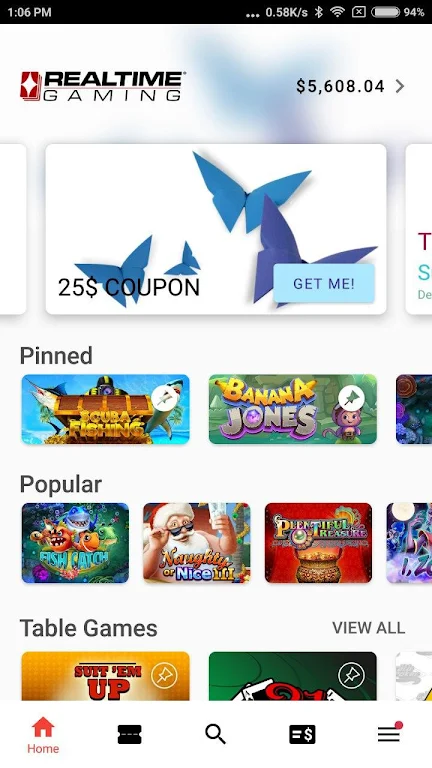 RTG Free Casino Screenshot 1