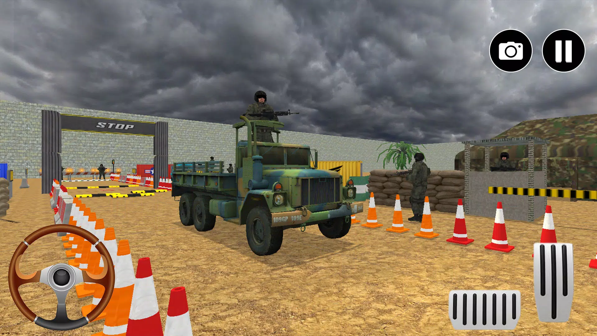 Army Truck Game Simulator 3D ภาพหน้าจอ 1