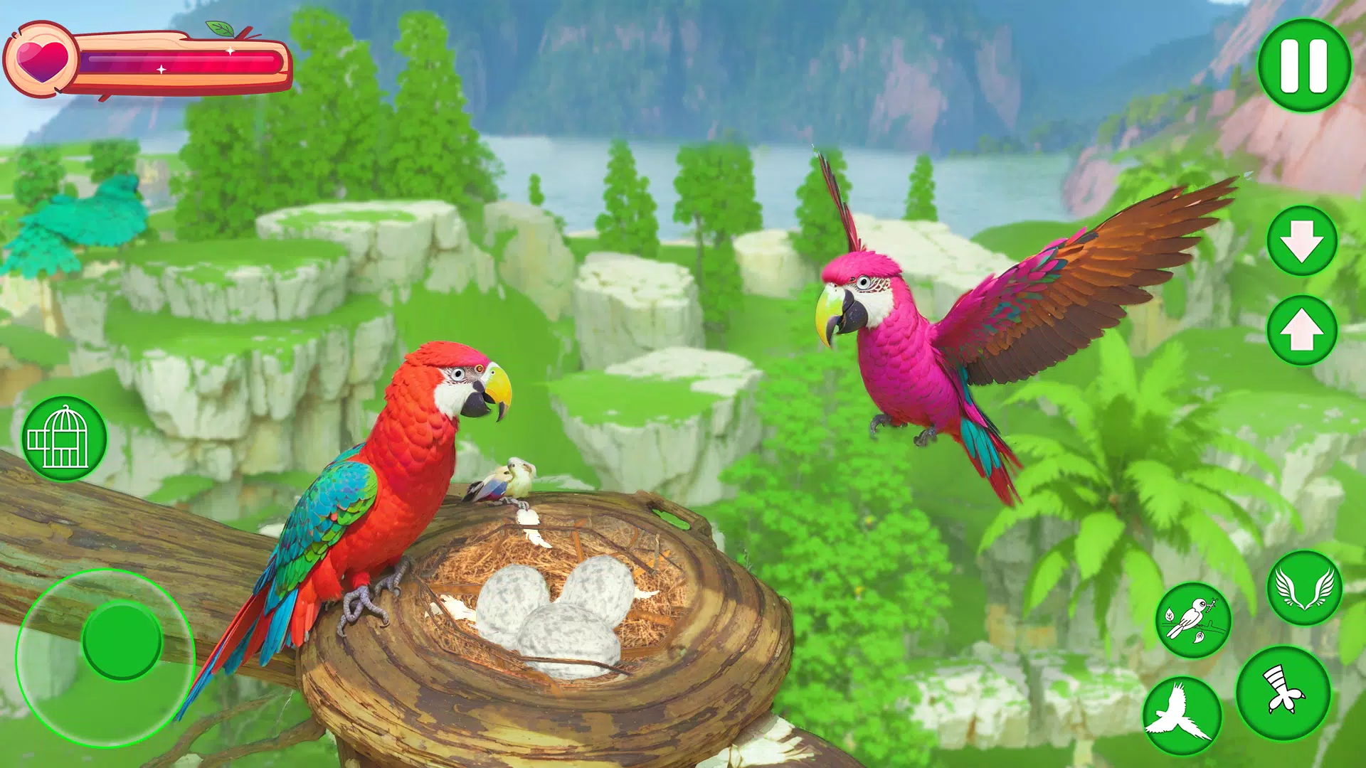 Parrot Bird Simulator Game Captura de tela 3