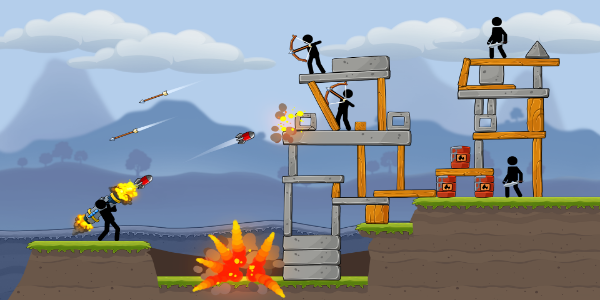 Boom Stick: Bazooka Puzzles Zrzut ekranu 1