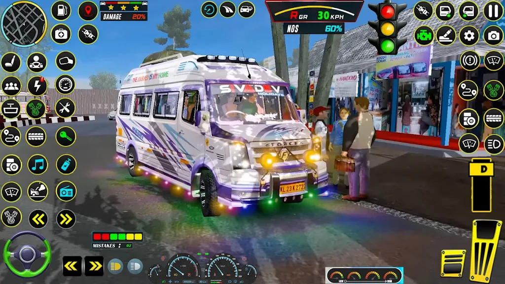 US Public Bus Driving Games 3d Schermafbeelding 1