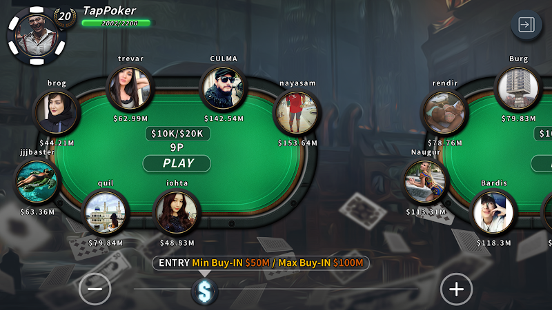 Tap Poker Social Edition 스크린샷 2