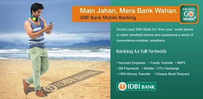 IDBI Bank GO Mobile+ Zrzut ekranu 1