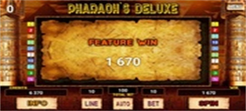 Pharaoh`s Deluxe Slot स्क्रीनशॉट 3