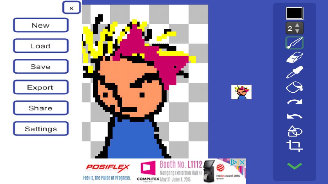 Pixel Animator Zrzut ekranu 1