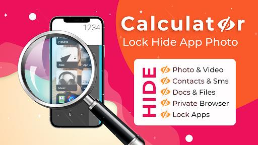 Calculator Lock – Lock Video & Hide Photo ဖန်သားပြင်ဓာတ်ပုံ 4