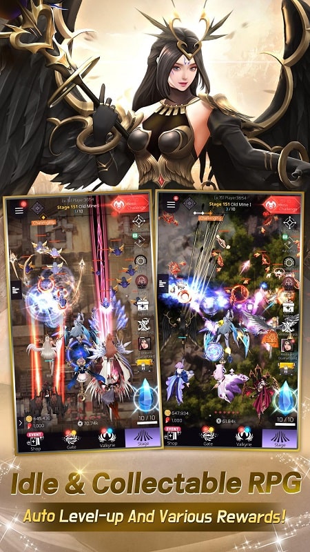 Valkyrie Rush: Idle & Merge Screenshot 1