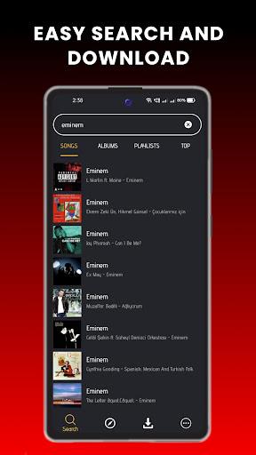 GetMp3 - Mp3 music downloader 스크린샷 1