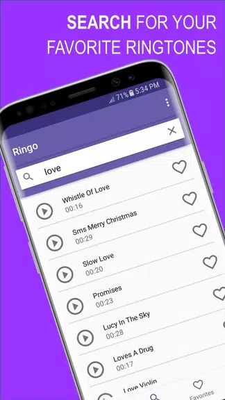 Ringo Ringtones Notifications Ekran Görüntüsü 4