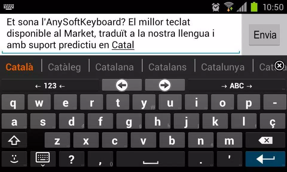 Catalan for AnySoftKeyboard Ảnh chụp màn hình 2