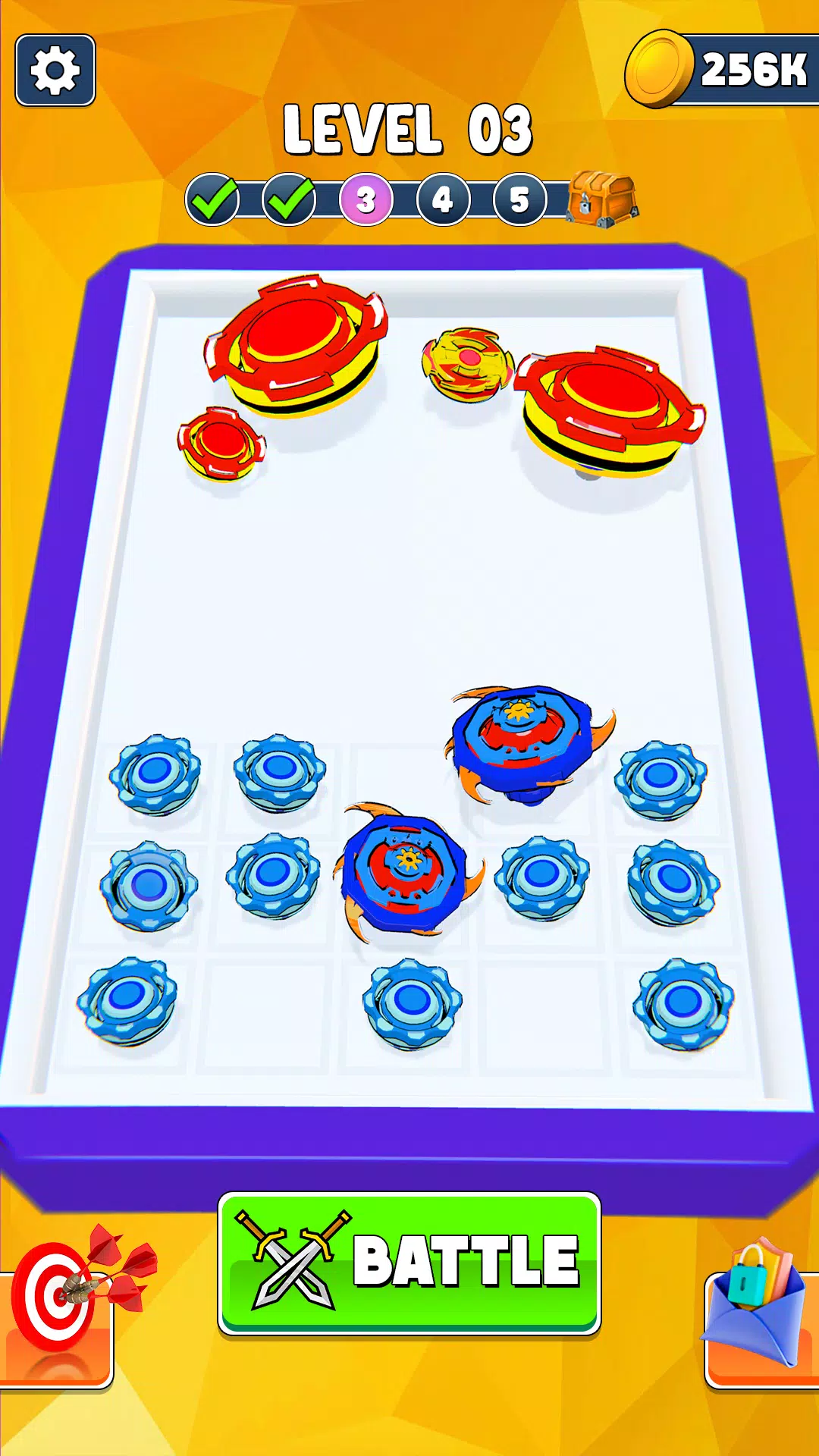 Merge & Battle Spinner Game Captura de pantalla 1