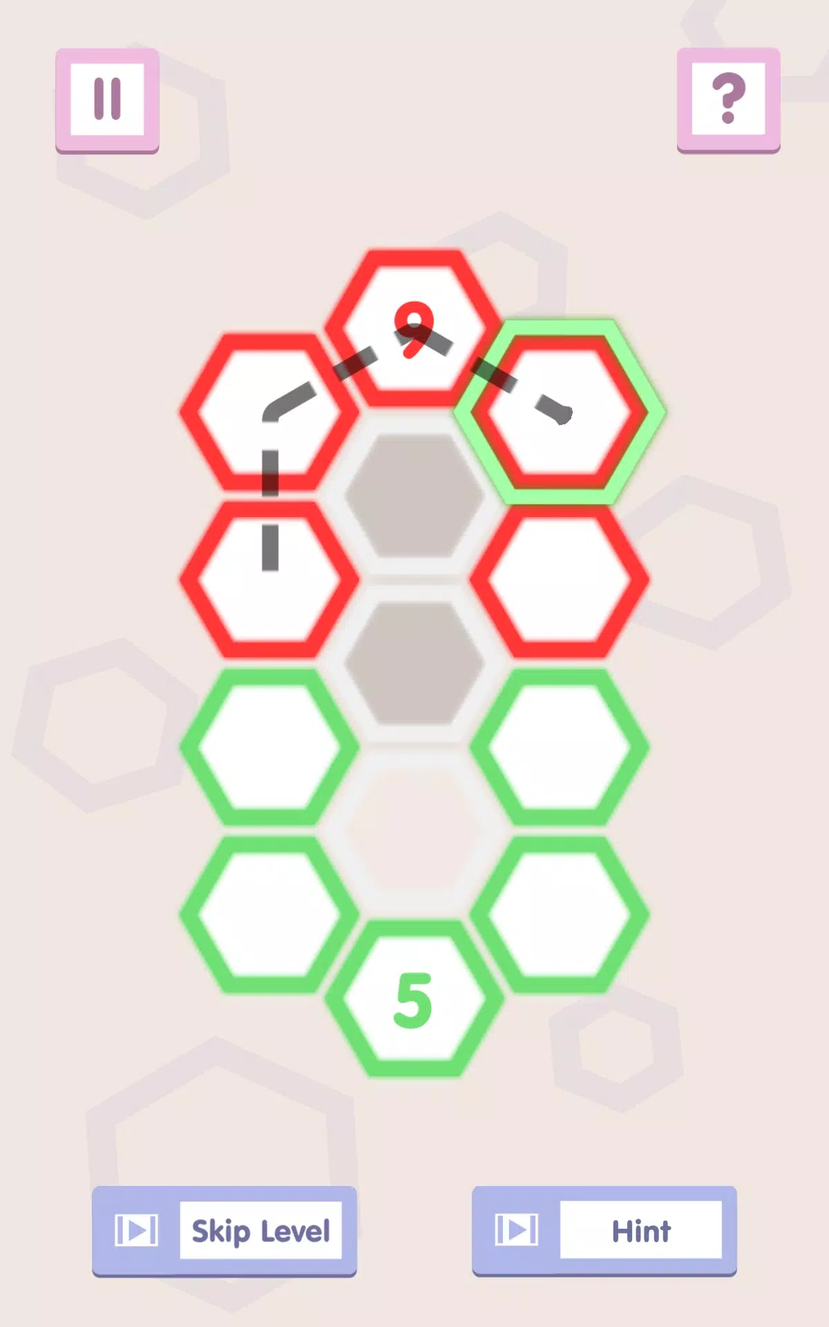 Schermata Number Path: Hexa Links 4