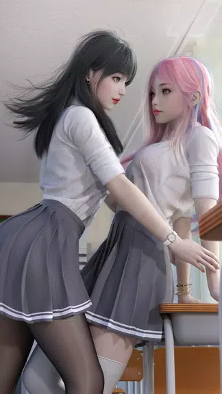 Sexy Anime Girls Wallpapers HD Tangkapan skrin 2