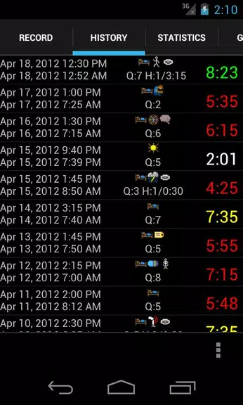 Sleepmeter FE Schermafbeelding 4