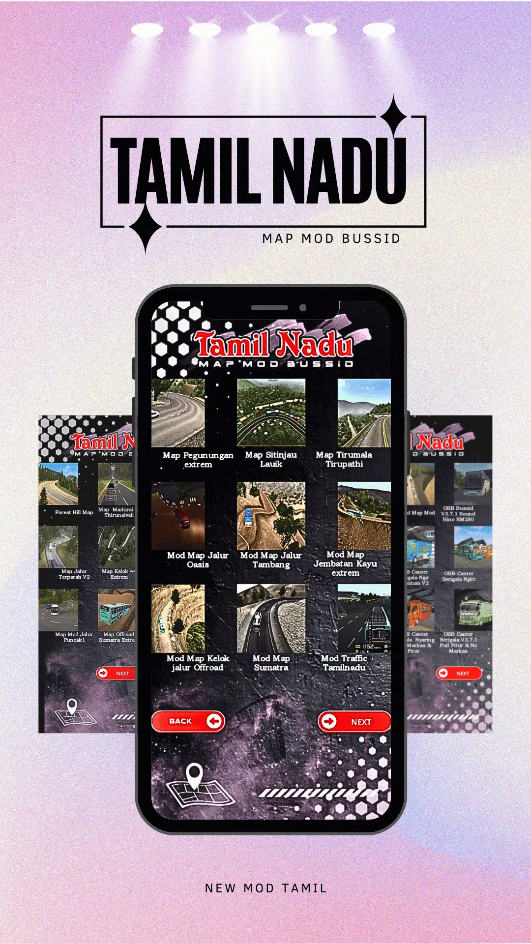 Tamil nadu map mod bussid Captura de pantalla 3