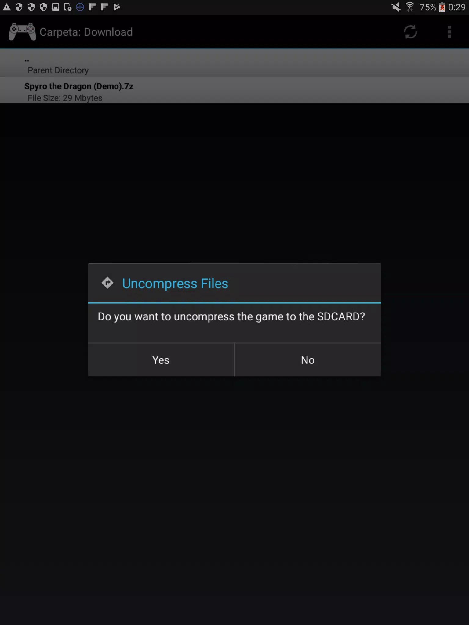 ePSXe sevenzip Plugin Screenshot 1