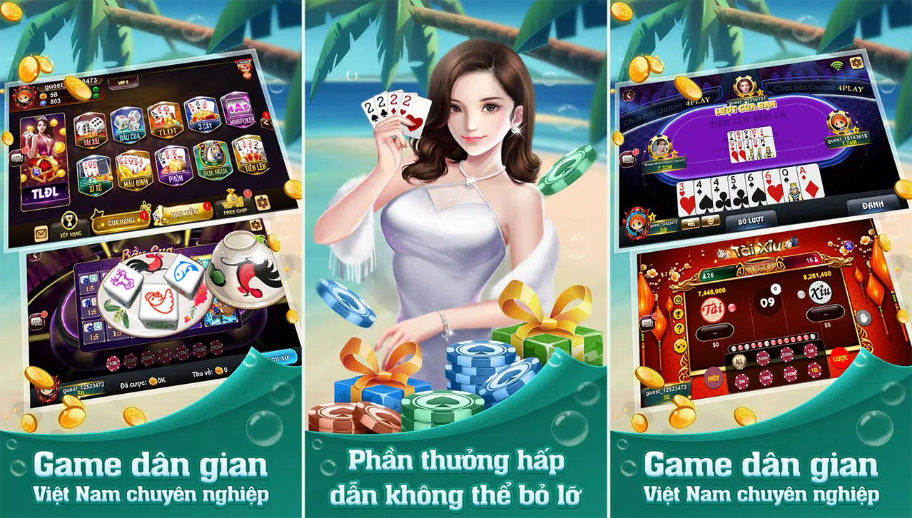 4Play - Tiến Lên Miền Nam Online应用截图第1张