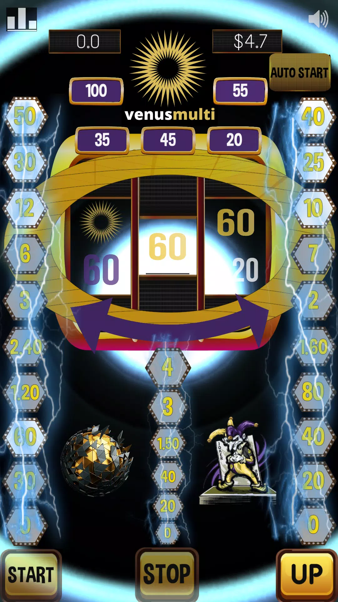 Venus multi slot machine – sun Screenshot 4