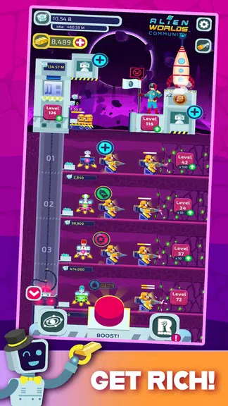Milky Way Miner: Alien Worlds ภาพหน้าจอ 1