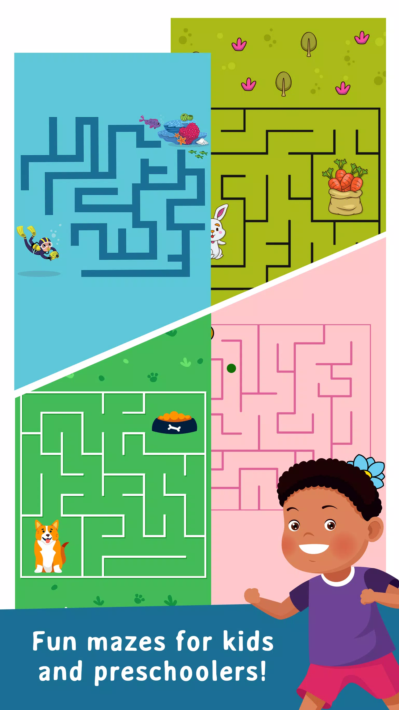 Kids Educational Mazes Puzzle スクリーンショット 2