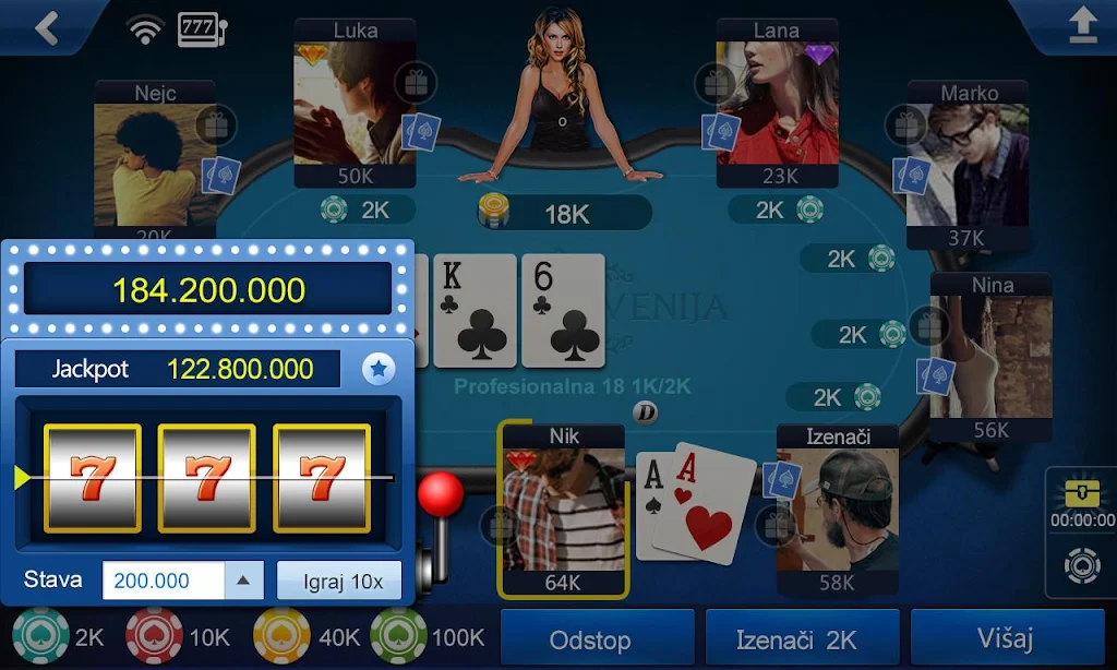 Poker Slovenia hd Tangkapan skrin 3