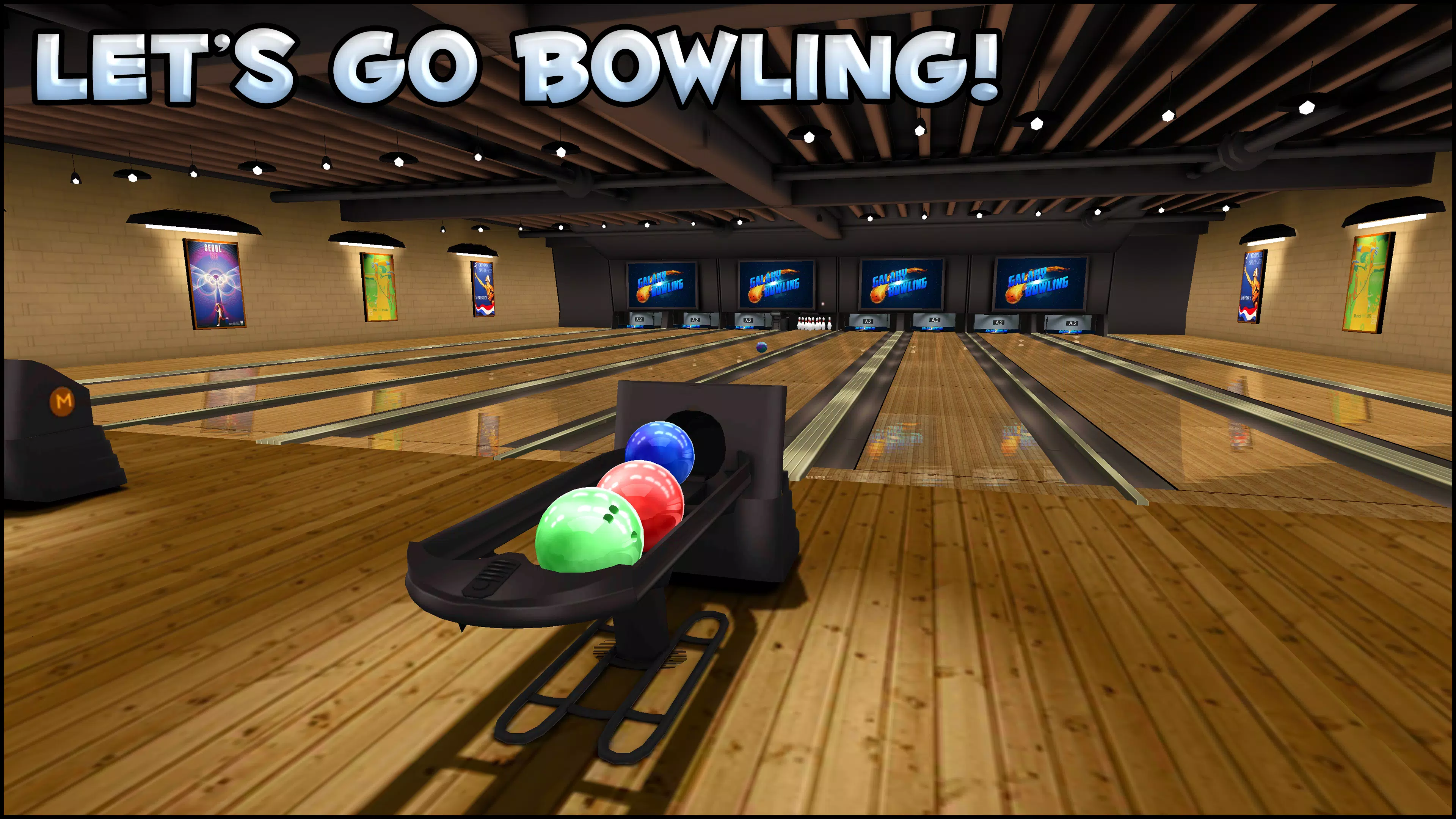 Galaxy Bowling 3D應用截圖第1張