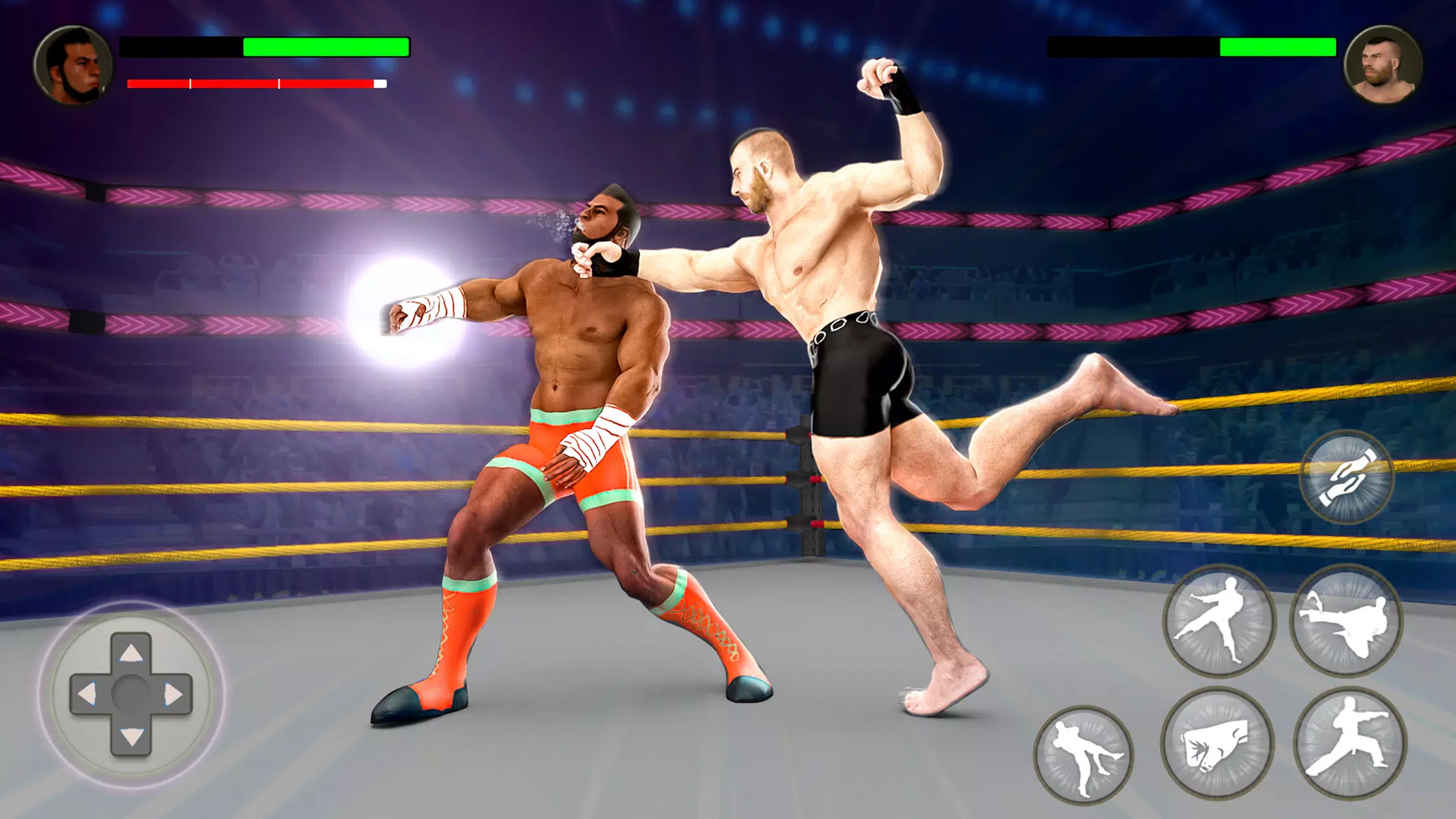 Schermata PRO Wrestling Fighting Game 2