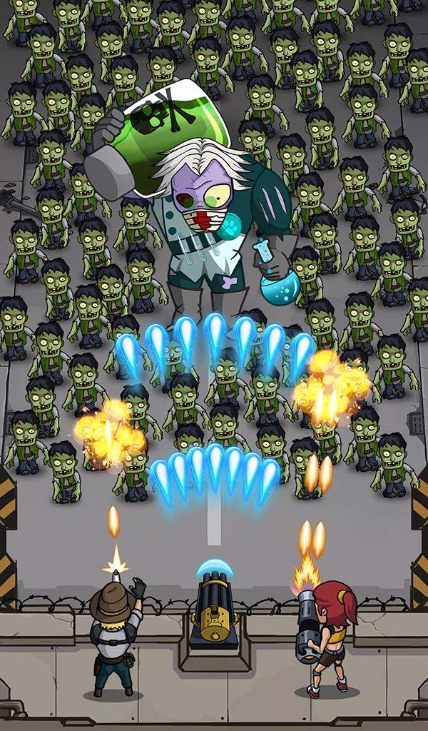 Zombie War Idle Defense Game Capture d'écran 3