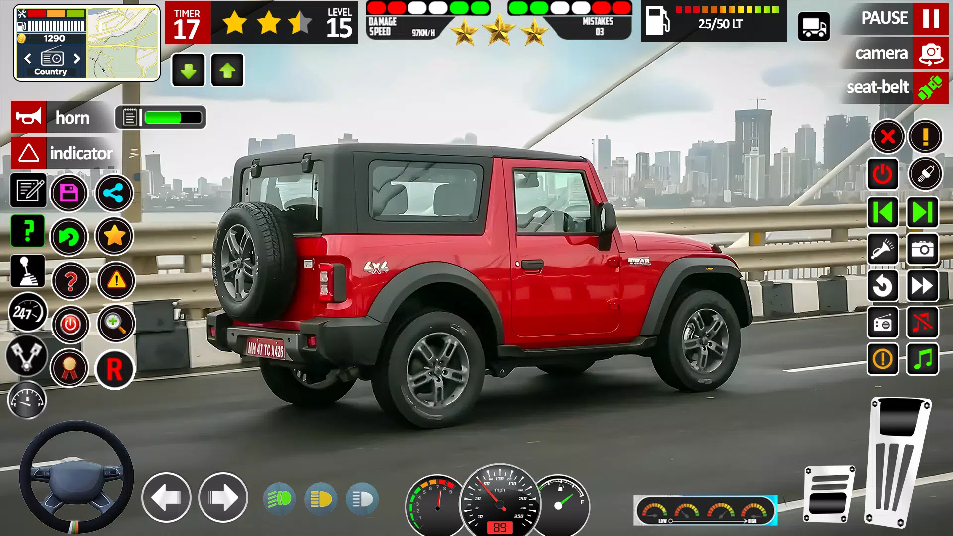 Jeep Driving Game 3d Simulator ภาพหน้าจอ 3