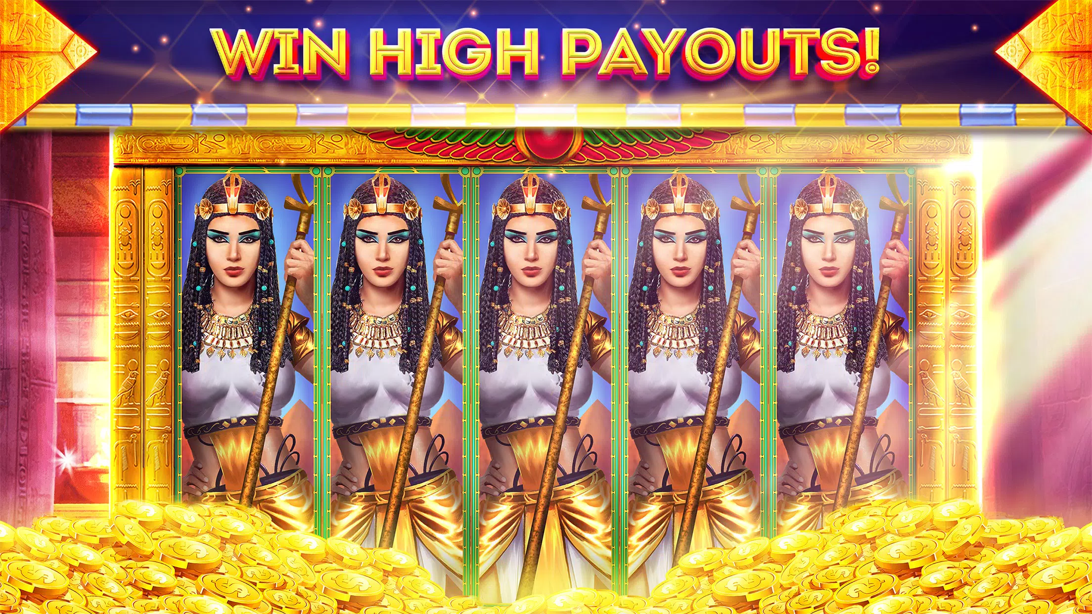 Pharaohs of Egypt Slots Casino Captura de pantalla 3