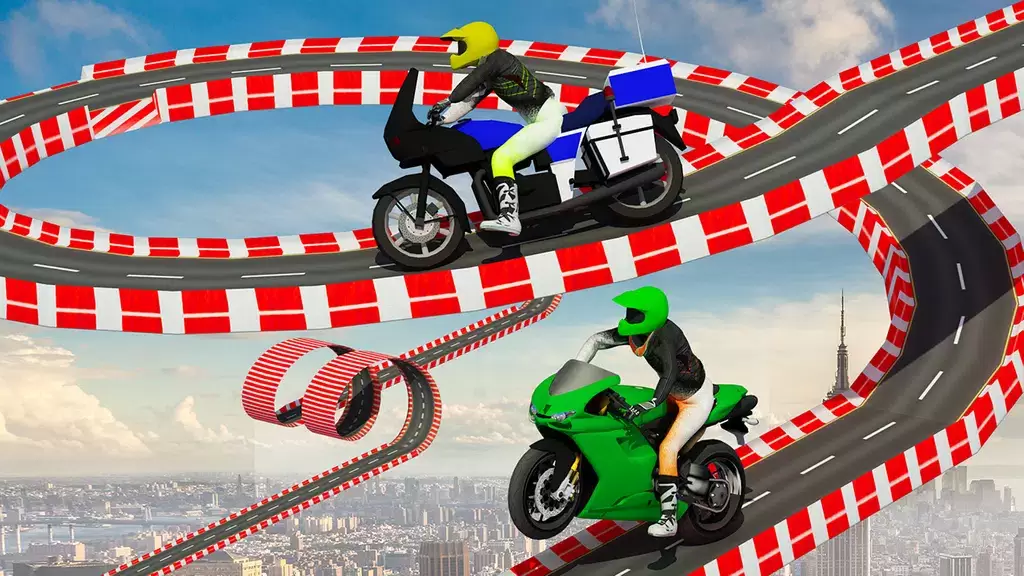 Stunt Bike Race Moto Drive 3D स्क्रीनशॉट 1