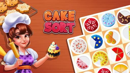 Cake Sort - Color Puzzle Game Captura de pantalla 1