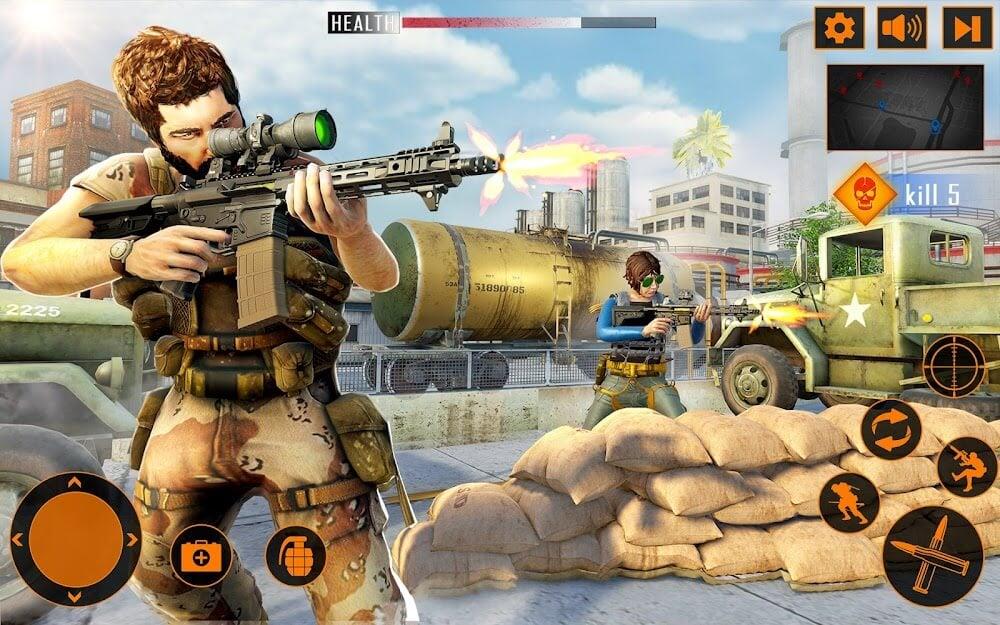 Commando Gun Shooting Games 3D 스크린샷 3