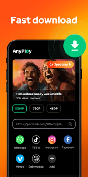 Video Player - AnyPlay Screenshot 1