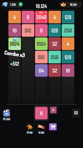 X2 Blocks - 2048 Merge Game Screenshot 2