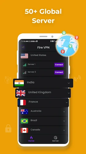 Fire VPN - Vpn Proxy Browser應用截圖第2張