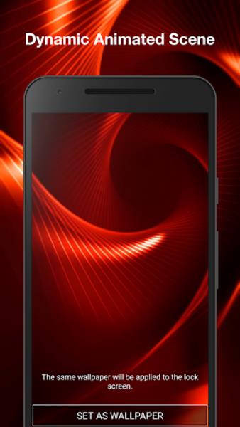 Red Live Wallpaper Captura de pantalla 2