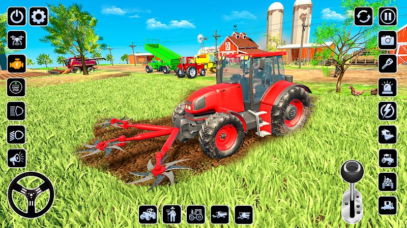 Farming Games & Tractor Games Ekran Görüntüsü 1