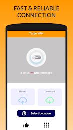 Turbo VPN - Fast Secure VPN Скриншот 1