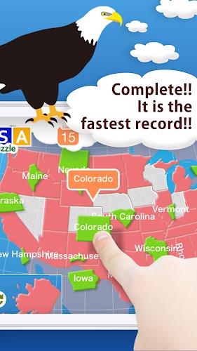 USA Map Puzzle應用截圖第2張