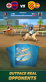 Horse Racing Rivals: Team Game स्क्रीनशॉट 1