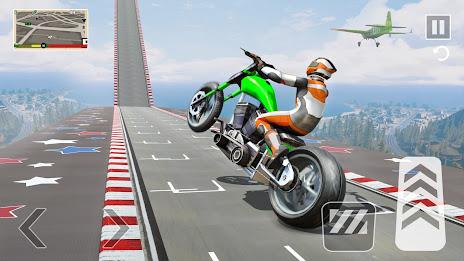 Mega Ramp Stunt Bike Games 3D Captura de tela 3