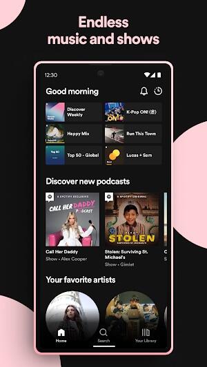 Spotify: Musik und Podcasts Screenshot 4