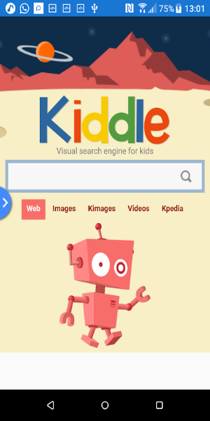 Kiddle App Zrzut ekranu 1