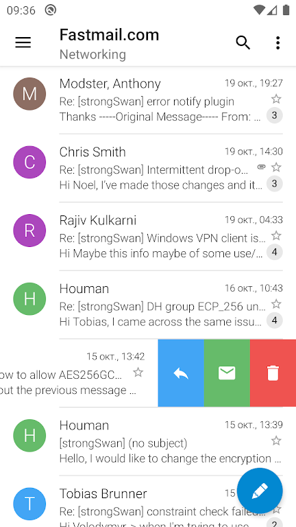 Sugar Mail email app應用截圖第3張