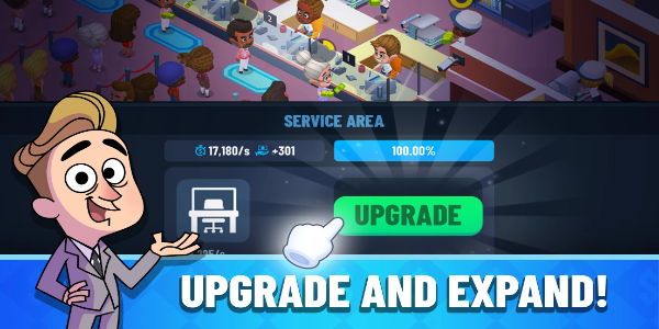 Idle Bank Tycoon: Money Empire Captura de pantalla 1