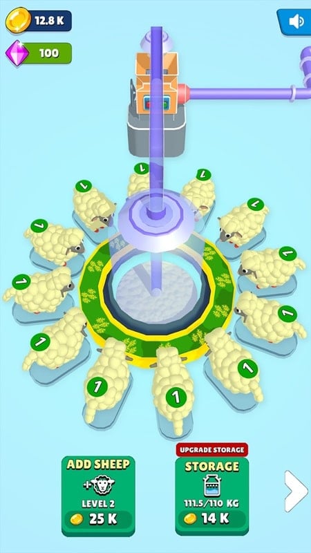 Idle Sheep Factory 스크린샷 1