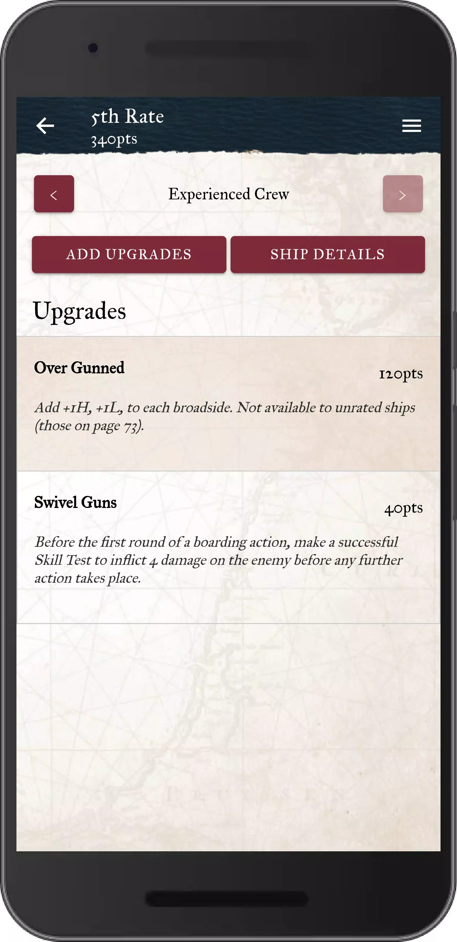 Warlord Games List Builder Zrzut ekranu 4