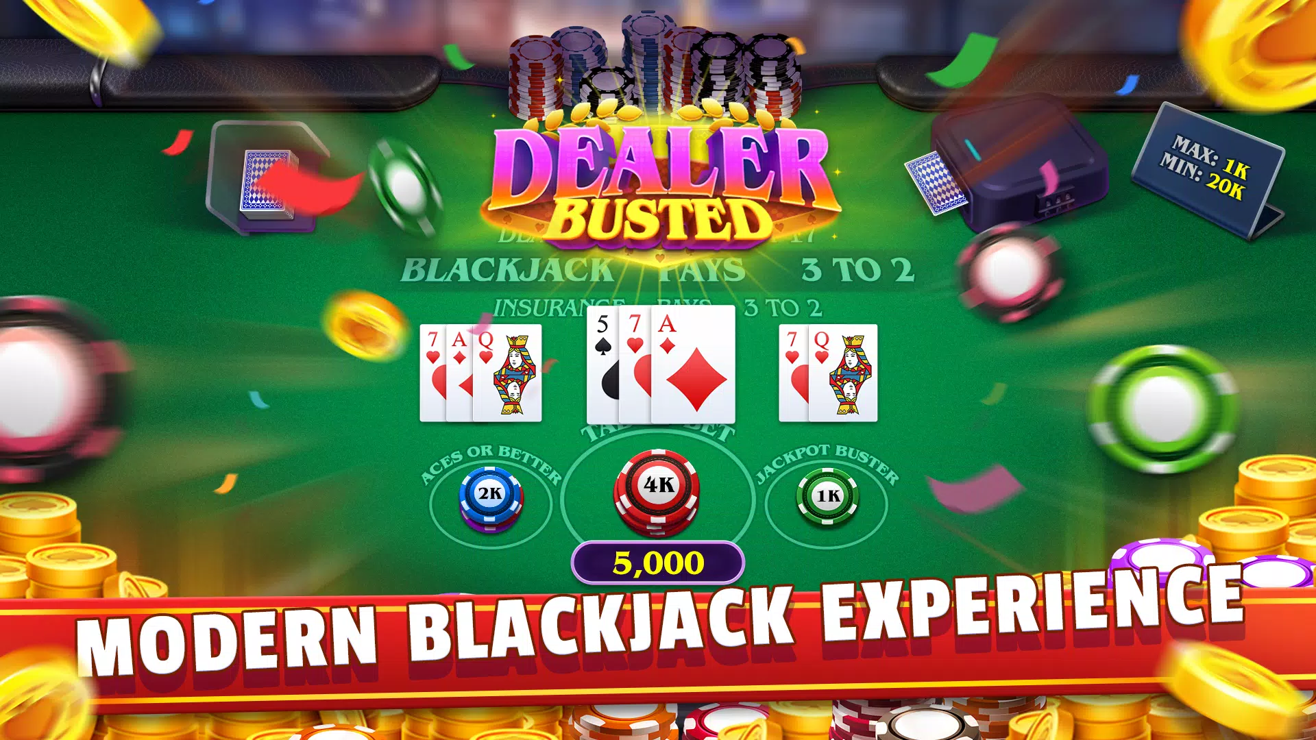 Modern Blackjack Screenshot 4