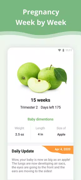 Pregnancy App スクリーンショット 1
